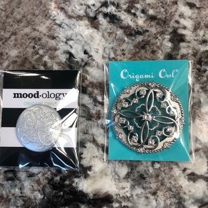 Origami Owl large faceplate and moodology disc